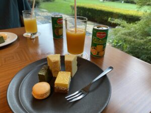 グランドプリンスホテル高輪クラブラウンジ花雅の軽食